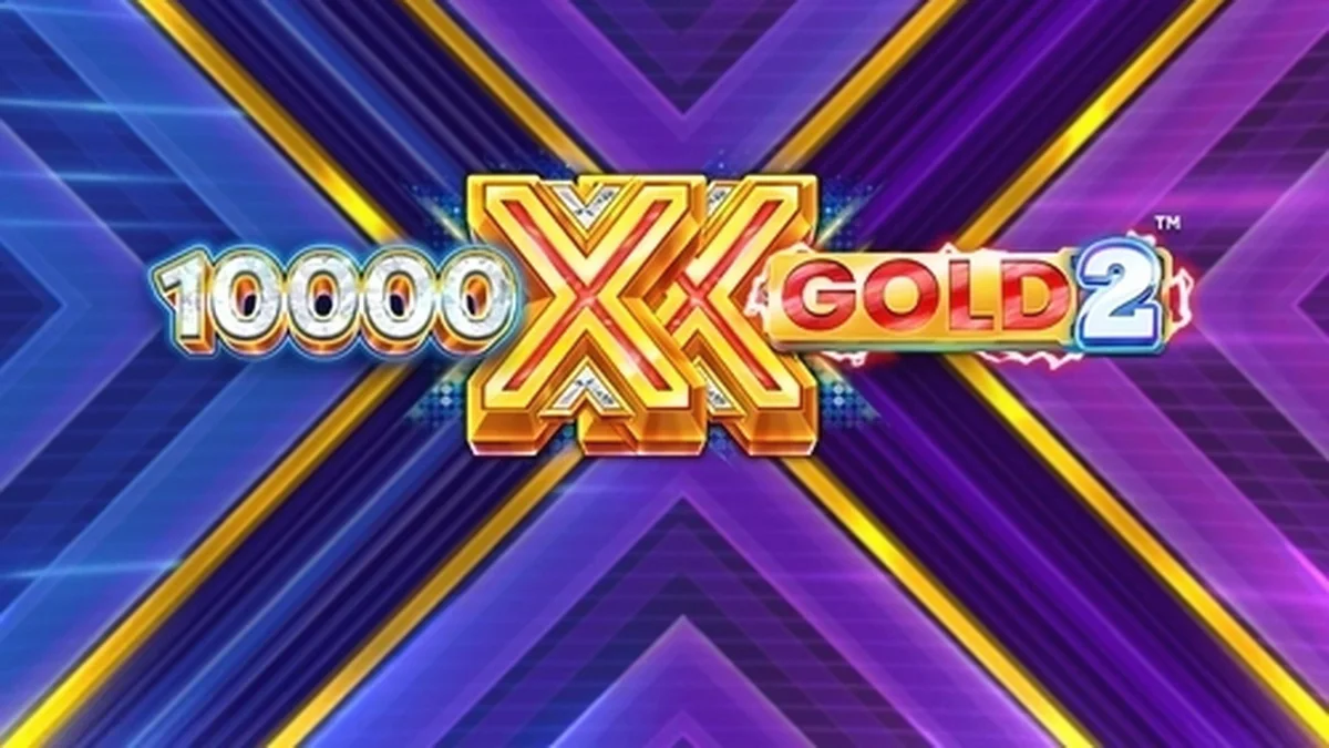 Interface do slot 10,000 X Gold 2 com rolos e prêmios em destaque